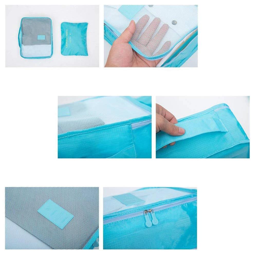 Full set of versatile Cloth Organizer Pouches for efficient clothing storage.