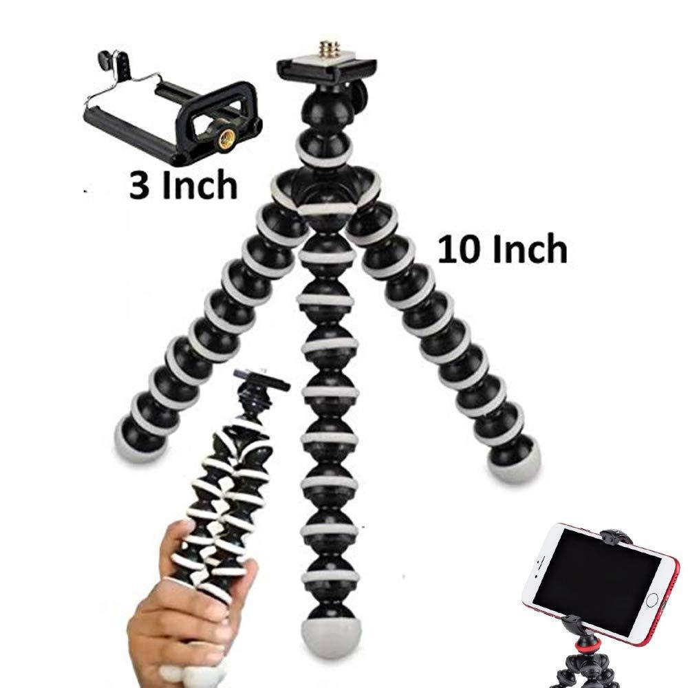 Side view of the portable Gorilla Pod tripod demonstrating its sturdy build.