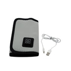 Velvet Wellness Hand Heating Strap demonstrating its comfortable fit and design.