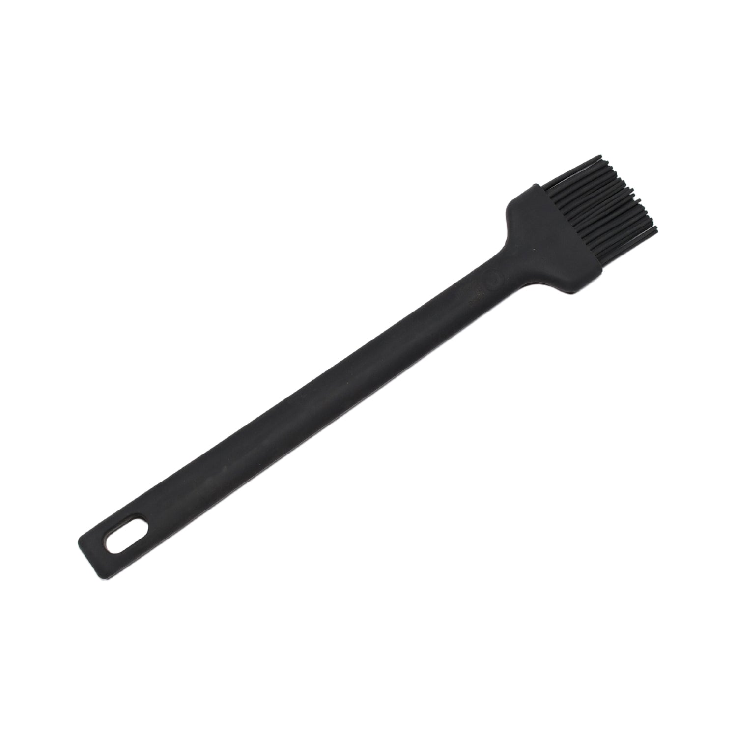 Top-down view of a versatile silicone oil brush for cooking.