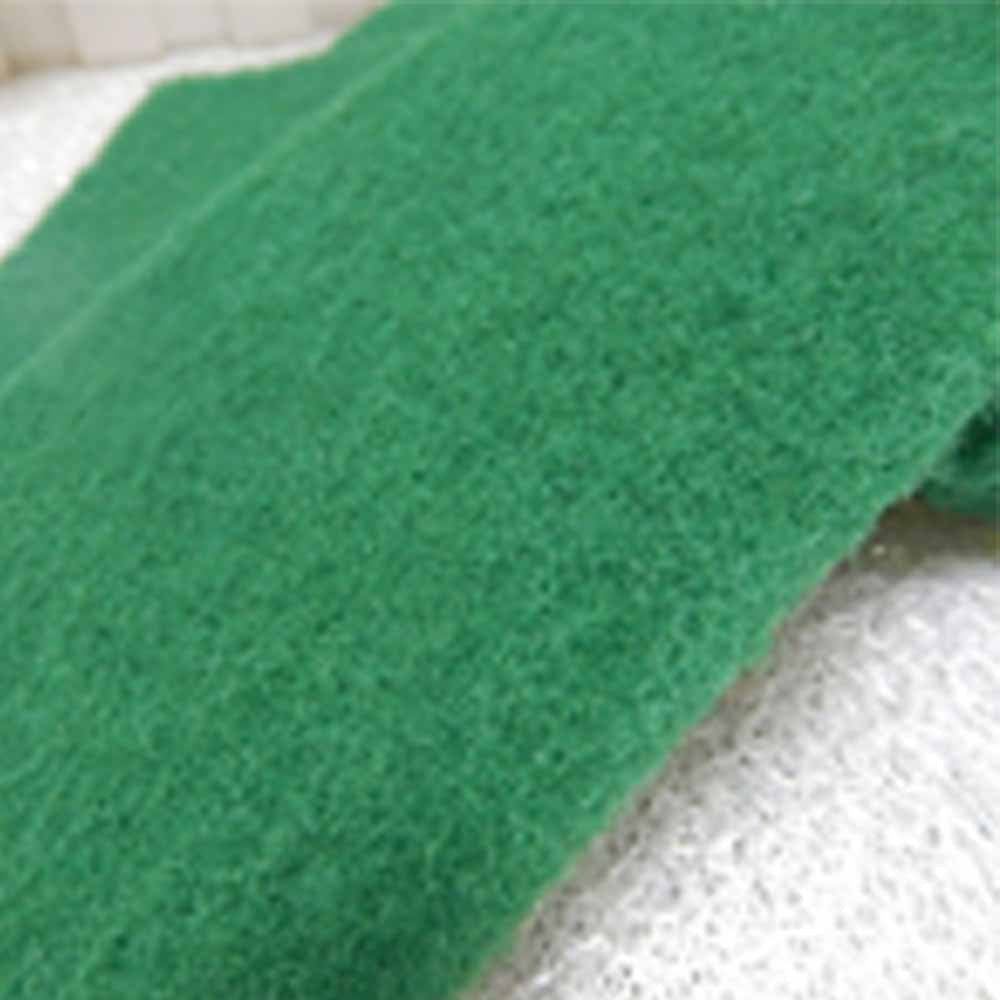 Stack of durable aqua green scrub sponge pads, perfect for Indian kitchens.