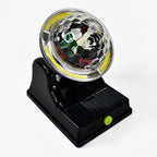 Colorful solar disco light perfect for weddings and festive celebrations