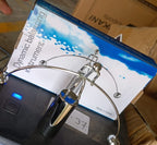The metal pendulum balance toy, ideal for both educational display and office decor.