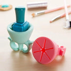 Detailed view of the AuriGlam Nail Polish Holder, perfect for spill-free manicures.