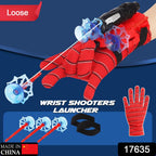 Close-up shows several red suction cup projectiles for the Web Shooter Toy.