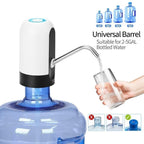 Streamlined design of the USB rechargeable water dispenser ready for use.