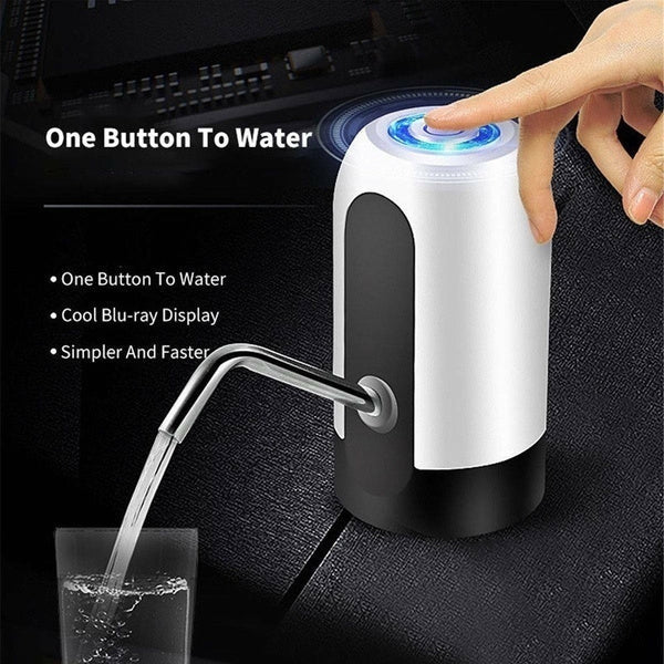Portable electric water pump dispenser, ideal for home, office, or outdoor use.