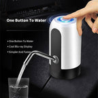 Portable electric water pump dispenser, ideal for home, office, or outdoor use.