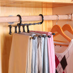 Organivo Trouser Hanger Organizer showing its multi-layered design for efficient storage.