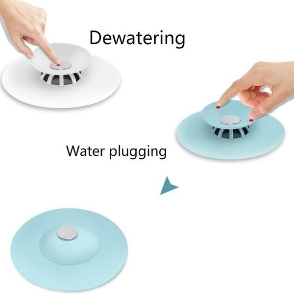 Bright colorful silicone sink cover for effective drainage