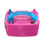 Packaging of the electric balloon pump, emphasizing its dual nozzle feature.