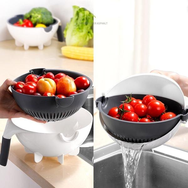 Close-up view of the vegetable cutter showcasing its precise multiple blade attachments for different cuts.