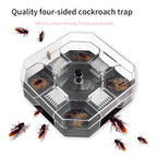 Compact roach killer trap box, ideal for discreet placement in homes.