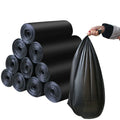 FERVENT Eco-Friendly Garbage Bag, medium black, 24x32 inches, ready for household waste.