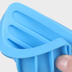Various angles showcasing the functional design of the silicone soap dish.