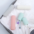 Compact and lightweight portable toothbrush holder, perfect for travel essentials.