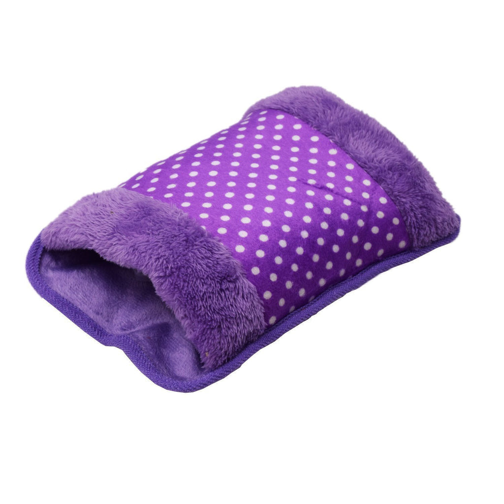 Electric heating pad with its power cord, demonstrating its rechargeable feature.