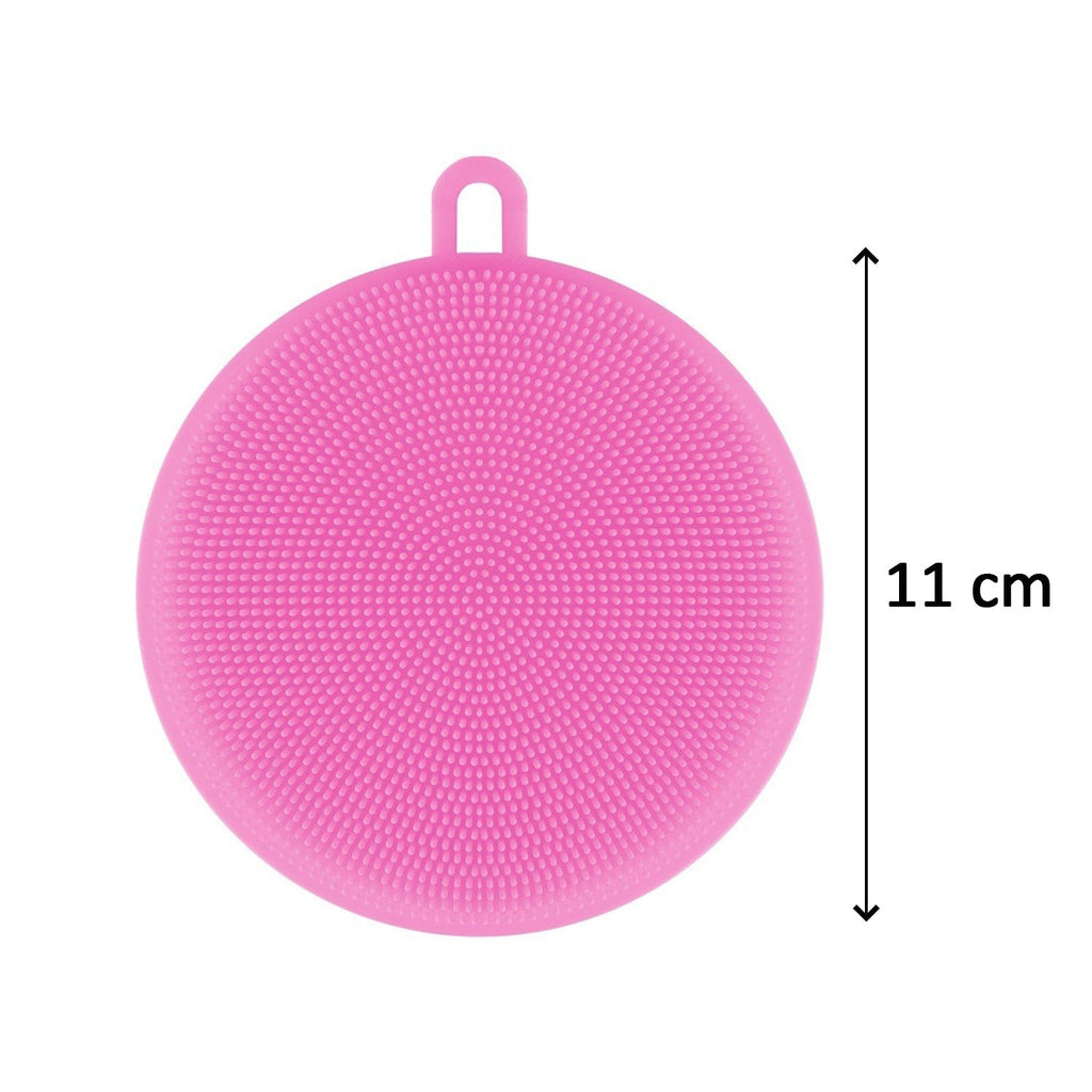 Non-stick silicone sponge for dishes, available in various colors, making kitchen cleanup effortless.