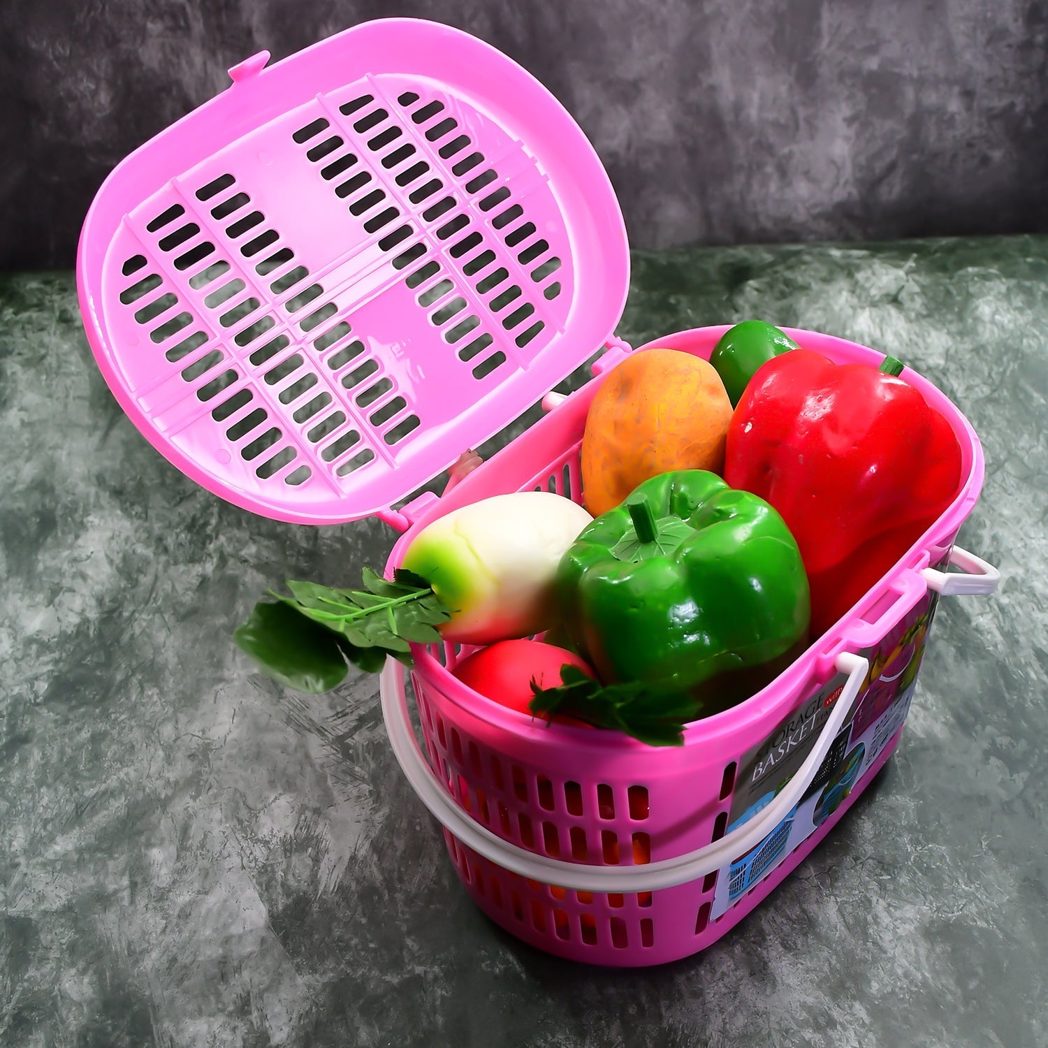 Empty versatile basket, highlighting its smooth finish and sturdy design.