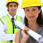 Ergonomic yellow Construction Hard Hat designed for comfort.