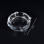 Stylish decorative crystal ashtray, enhancing modern home decor aesthetics.