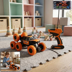 Rock Climber 8-Wheel Remote Control Car parked, showcasing its robust design.