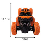 Size comparison of the Spark Tots RC car, showing its substantial build for kids.
