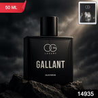 Luxury Gallant Eau de Parfum elegant bottle with bold masculine scent