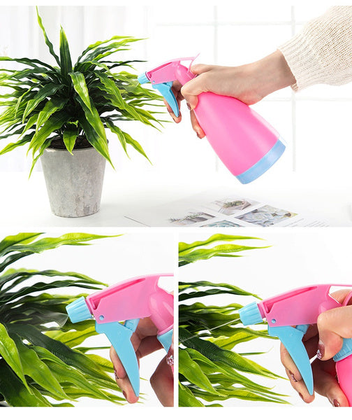 Adjustable nozzle on the plant mister bottle creates a fine mist for delicate plants.