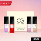 Set of Pure Elegance perfumes showcasing luxury and timeless elegance