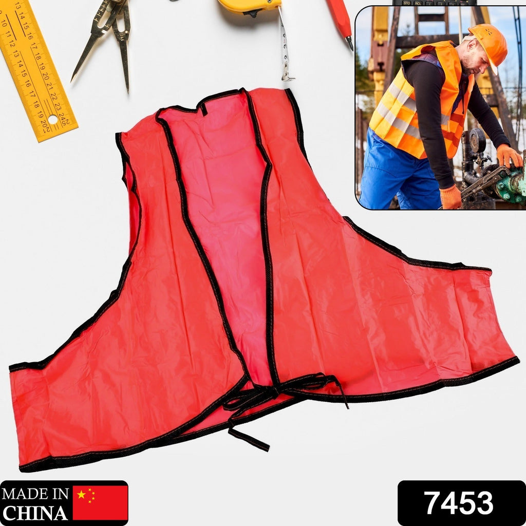A person wearing a fluorescent yellow high visibility safety vest, demonstrating its comfortable fit and purpose.