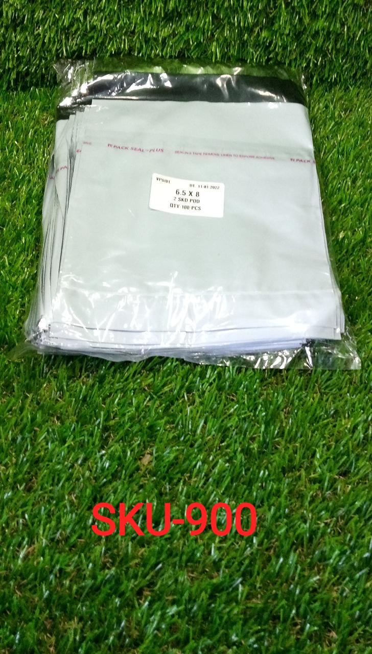 A clear view highlighting the tamper-evident seal of the courier bags.