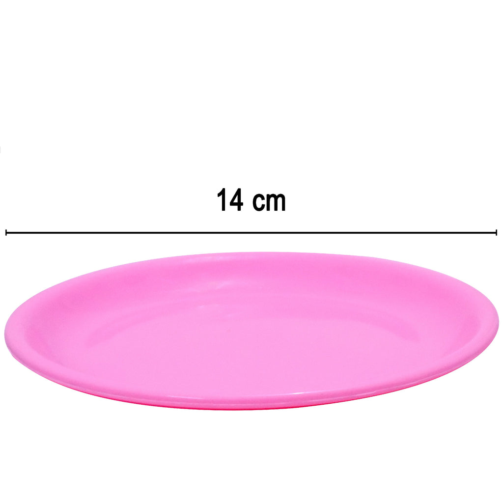 A single round mini soup plate with a glossy finish.