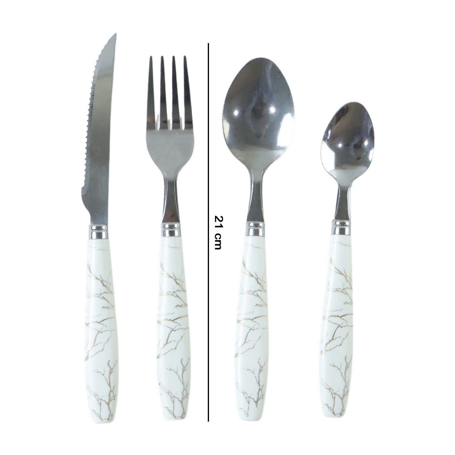 Luxury dining utensils in stainless steel