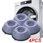 Packaging of the GlimmerHome anti-vibration pads, showing a set of four for a complete solution.