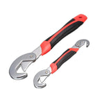The Snap N Grip adjustable wrench easily conforming to a large hex nut.