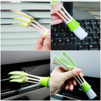 3-in-1 dual-end cleaning brush for dusting and gaps
