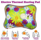 A person holding the compact Electric Hot Water Bag, demonstrating its portability and ease of handling.