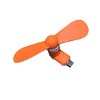 Portable Mini USB fan in a mix of vibrant colors.