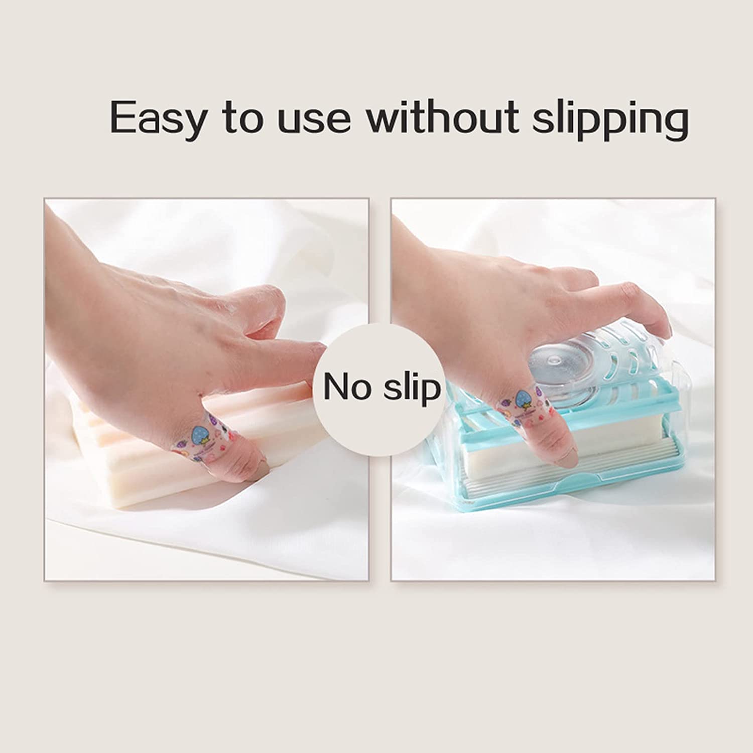 Transparent portable soap roller and dispenser product image