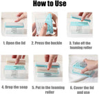 Dual use soap holder featuring drainage design for keeping soap dry