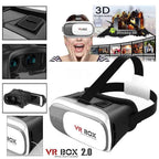 Detail of the Fitnos VR Box adjustable lenses for clear vision.