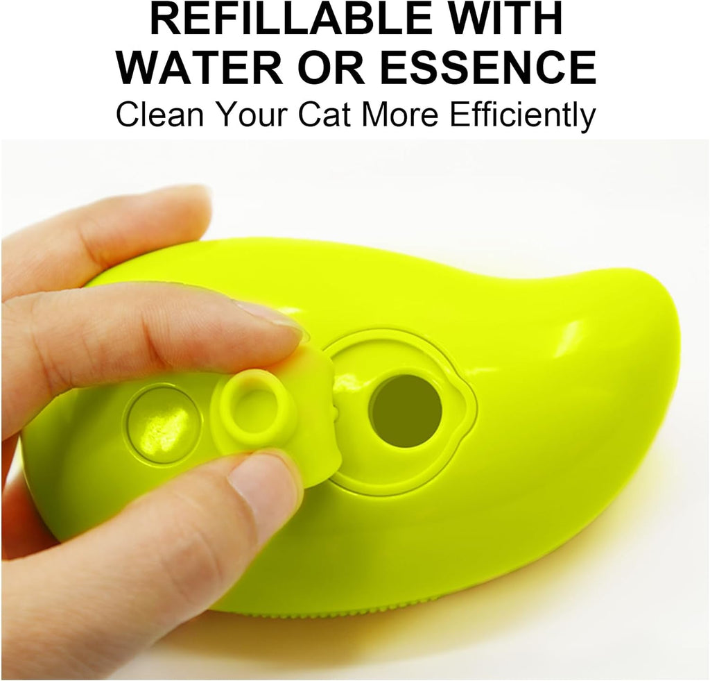 Packaging of the Cat Steamy Brush with features highlighted.