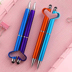 The versatile 3-in-1 stylus pen, ready for writing, touchscreen use, or as a phone stand.