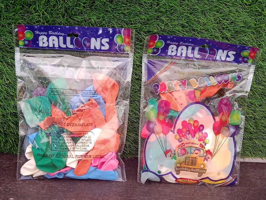 Vibrant array of multicolor balloons for a lively party setup.