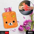 Panda design hot water bag for soothing pain relief