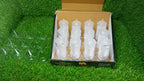 Multiple battery operated Melted Design Flameless Candles, perfect for safe and stunning home decoration.