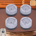 Round washing machine support pad stabilizing washer base