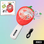 Vibrant coloured portable handheld mini fan ideal for personal use