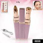 2-in-1 eyebrow razor grooming tool with rechargeable feature